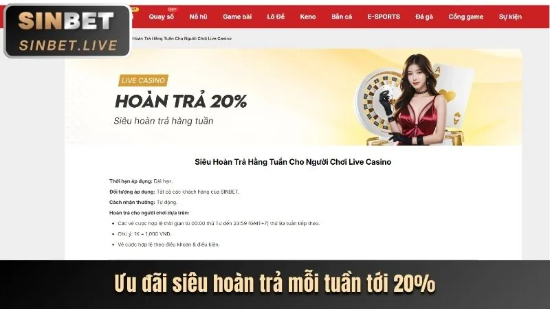 Khuyến mãi độc quyền tại Ricwin Casino